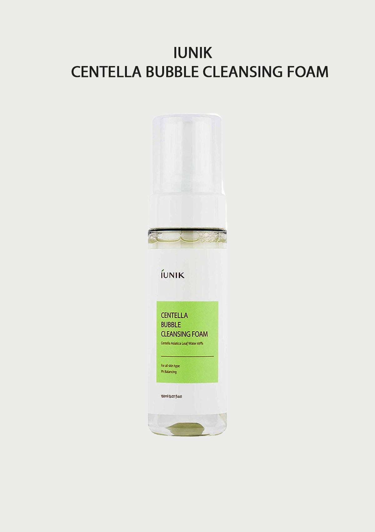 [iUNIK] Centella Bubble Cleansing Foam 150ml