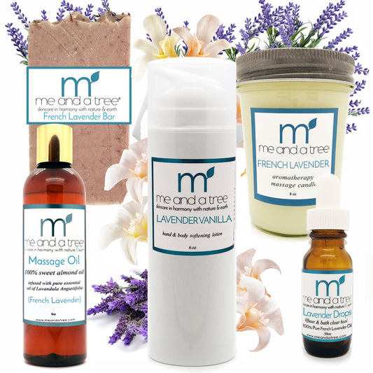 Lavender Lovers Massage Spa Gift Set